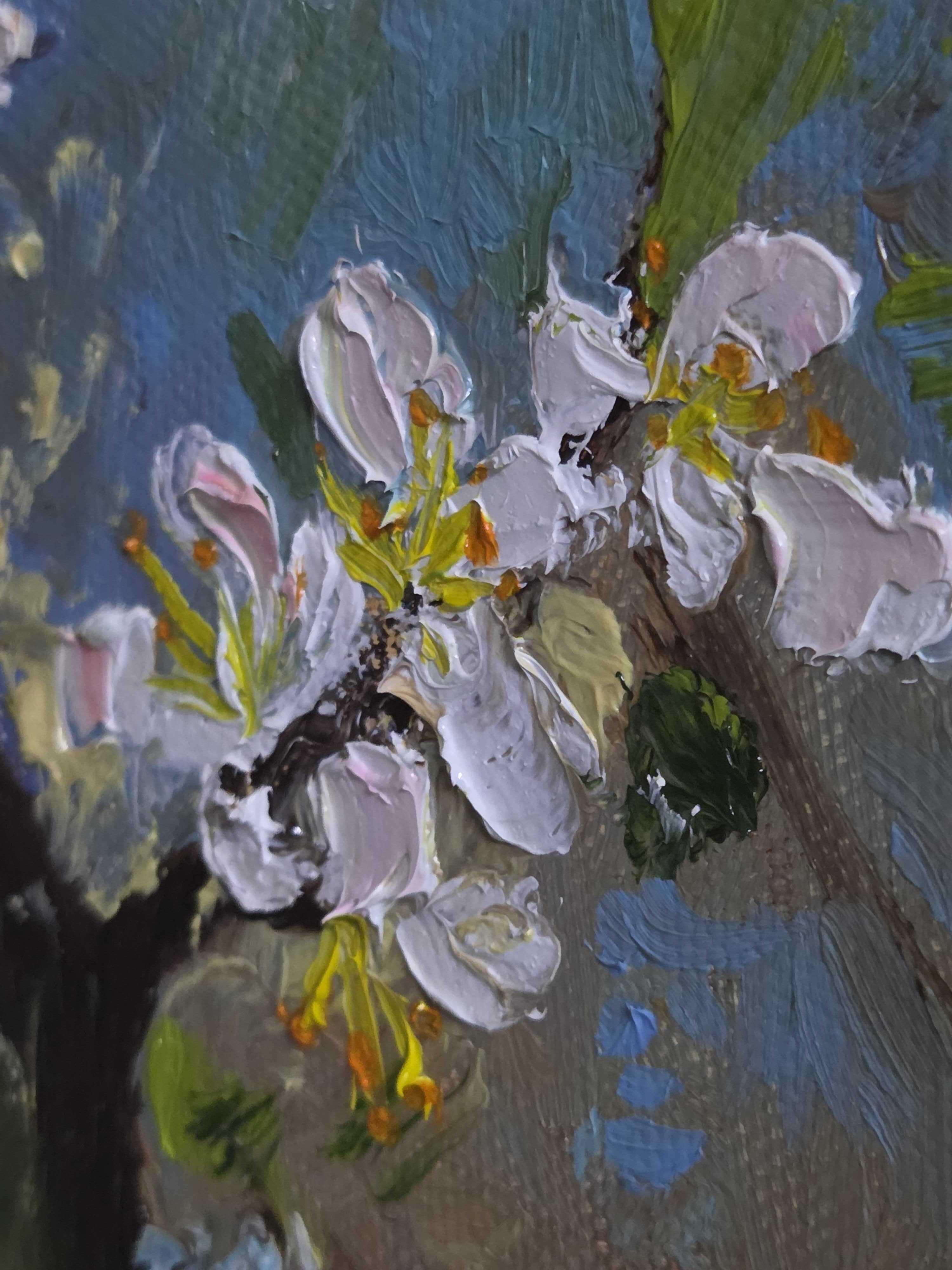 Late Plum Blossoms - Canvas Print