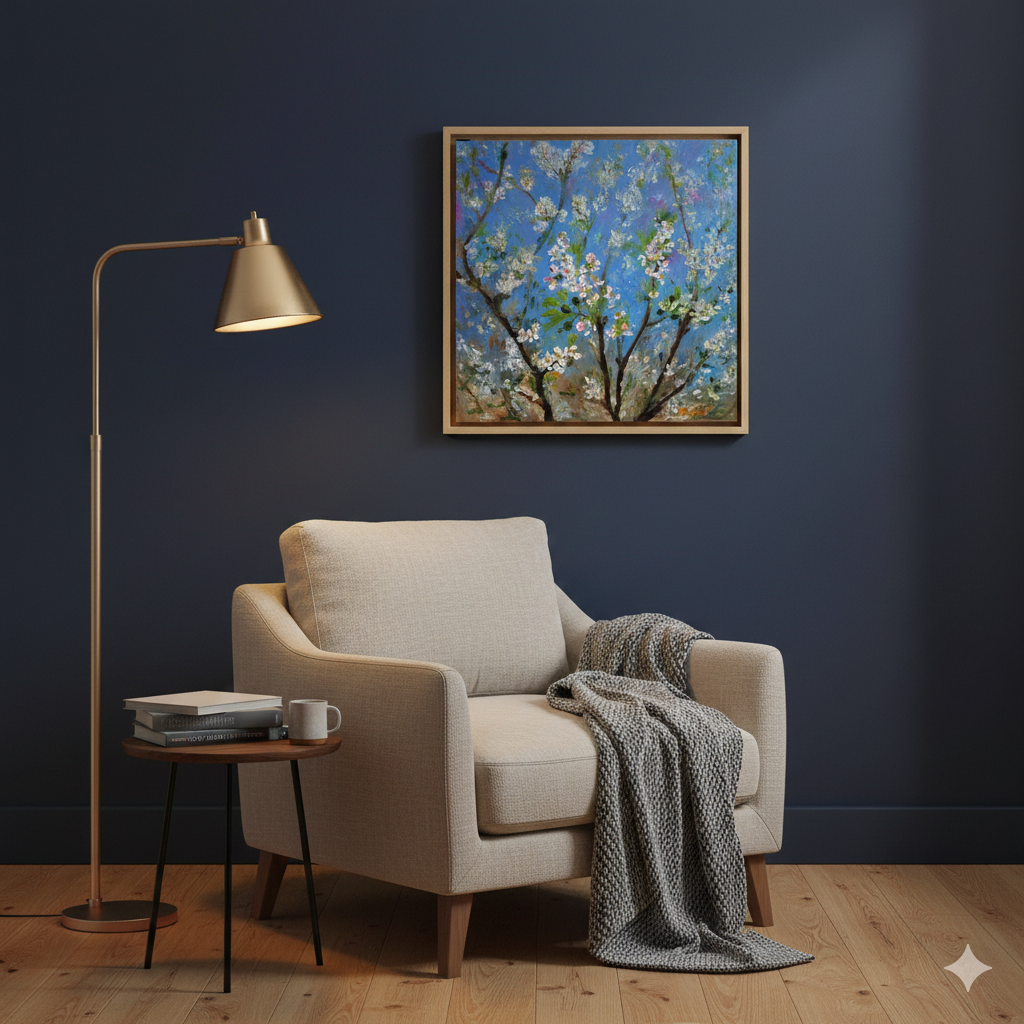 Late Plum Blossoms - Original